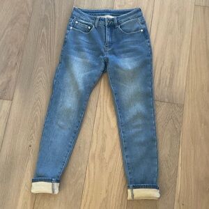 Fleece Lined Women's Skinny Jeans